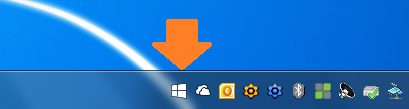 Windows 10 system tray icon
