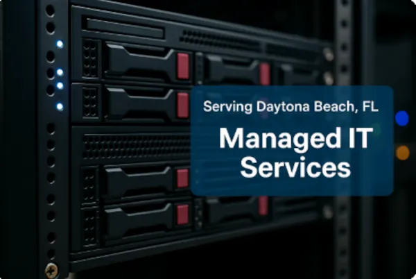 IT technician providing IT support in Daytona Beach, Florida for small businesses.