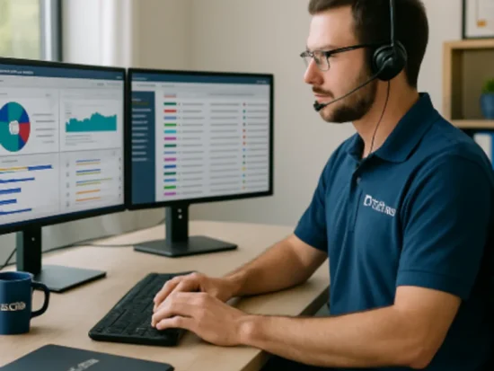 IT technician providing business IT support in Cartersville, Georgia.