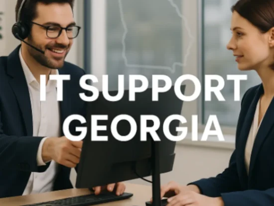 IT technician providing business IT support in Georgia.