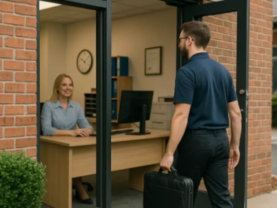 IT technician providing business IT support in Marietta, Georgia.