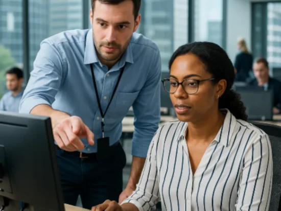 IT technician providing business IT support in Roswell, Georgia.