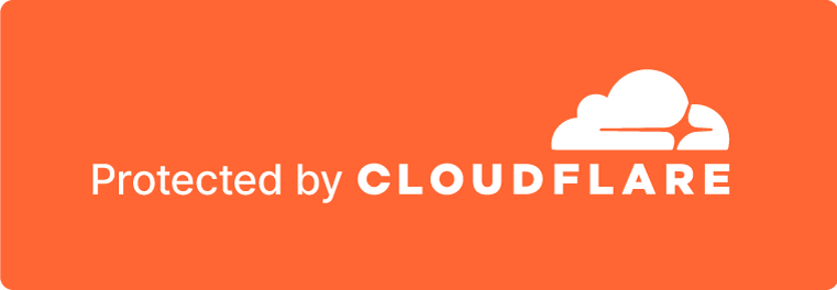 "Protected by Cloudflare badge"